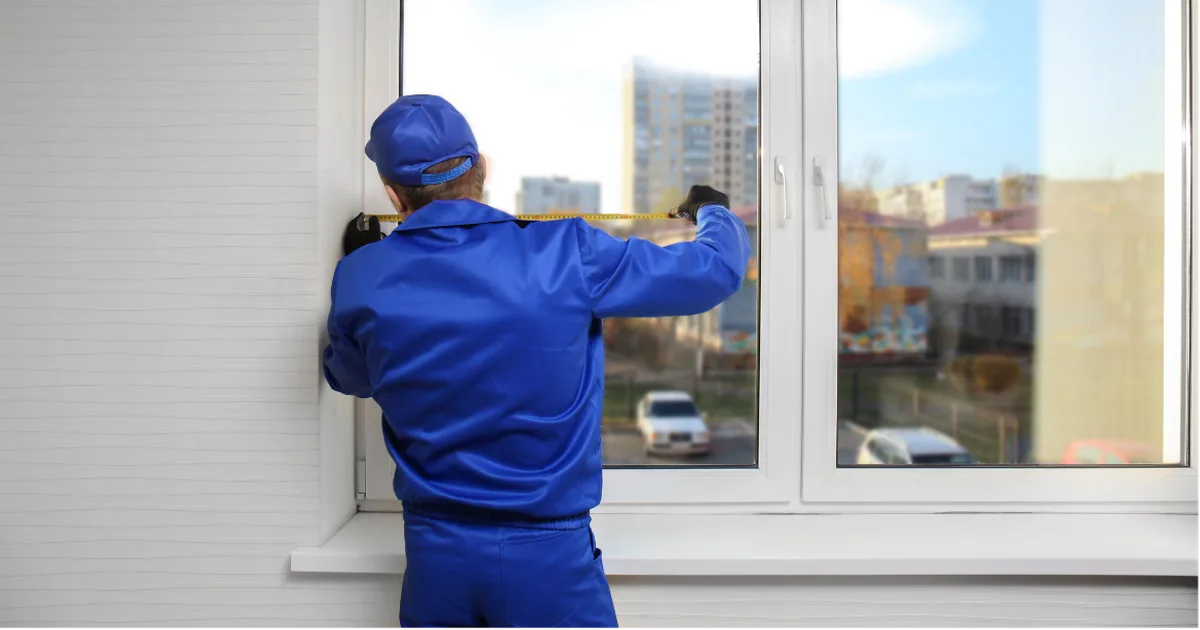 Neue Fenster an einem Wohngebäude